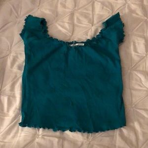 urban off the shoulder super cute scrunchy top
